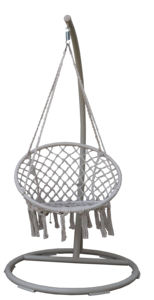 การออกแบบใหม่ลานเหล็กศิลปะกลางแจ้งเหล็กแขวนเฮลิคอปเตอร์ที่นั่งเดียวแกว่ง - Product Image 6