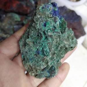 Espécimen mineral Natural de <span class=keywords><strong>malaquita</strong></span> de <span class=keywords><strong>azurita</strong></span>, precio bajo - Product Image 2