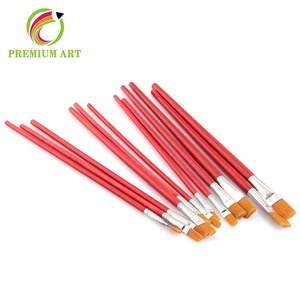 10 piezas de arte óleo acuarela punta redonda pelo comadreja artista acrílico rush - Product Image 6