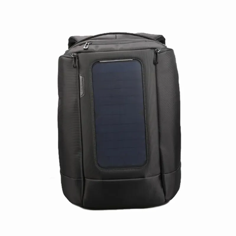 Kingsons most hot sell solar phone charger laptop backpack bag Ergonomic Solar Energy Backpack With solar powered panel