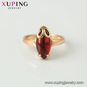 14773 Gioielli Xuping Anello in Oro con Gemma in Stile Reale Antico per Donne - Product Image 4