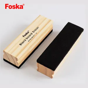 Foksa школьный деревянный войлочный сухой стираемый Белый Черный ластик