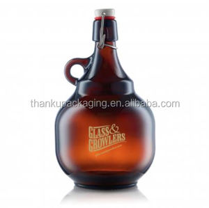 2l Growler 64Oz Growler แก้วขวด Amber และ Clear 32Oz 1l 1000Ml 2000Ml - Product Image 5