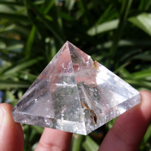 Bán Buôn Đồ Thủ Công Dân Gian Đá Chữa Bệnh Tự Nhiên Rõ Ràng Thạch Anh Pha Lê Kim Tự Tháp Cho Chặn Giấy - Product Image 3