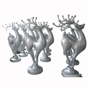 Glasvezel Kerst Herten 170 CM, Glasvezel ELANDEN decoratie MOOSE vakantie wapiti