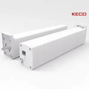 Keco motorized curtain system with drapery motor KA60C by switch control and automatic curtain rail for smart hotel automation