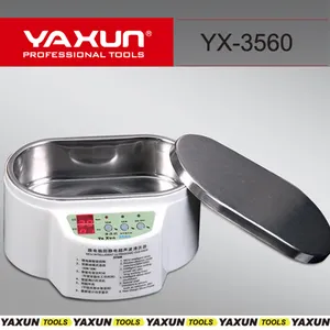 YAXUN YX3560 220 V atau 110 V Stainless Steel Ganda 30 W/50 W Ultrasonic Cleaner Dengan Tampilan Ultrasonic Mesin pembersih