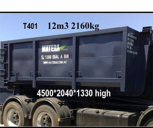 Haken lift behälter Haken lift rollen auf Abfalleimer Müll container für den Transport in guter Qualität - Product Image 3