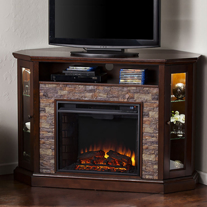 Esquina multifunción del uso de la estación de TV eléctrica de <span class=keywords><strong>chimenea</strong></span> de piedra de mármol - Product Image 2