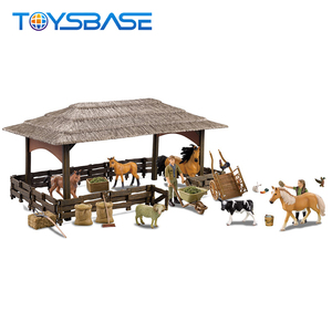 ชุดของเล่นจำลองสัตว์เลี้ยงในฟาร์มพลาสติกสำหรับเด็ก - Product Image 2