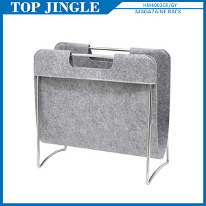 ตะกร้านิตยสารลวดสีเทาเข้มที่ทันสมัย - Product Image 5