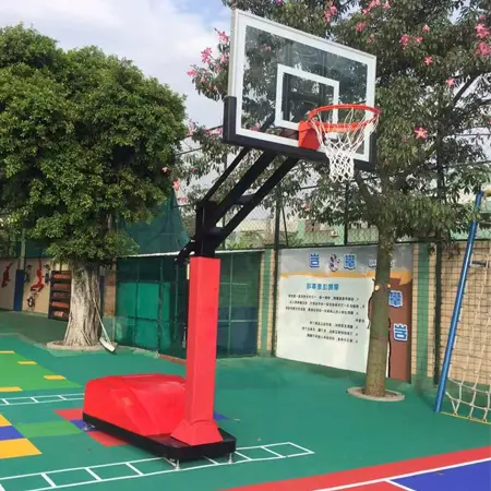 Dudukan Ring Basket Portabel, Tinggi Dapat Disesuaikan, Desain Baru