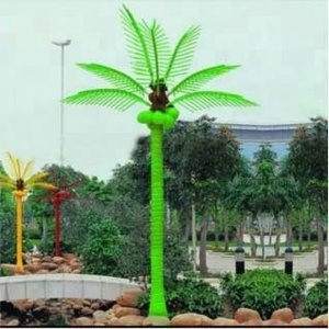 24 v make artificiale illuminato albero di palma lowes per albero parco decorazione