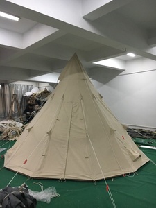 Tente de camping imperméable en toile 100% coton, 5x5, <span class=keywords><strong>tipi</strong></span> indien, extérieur, hiver - Product Image 2