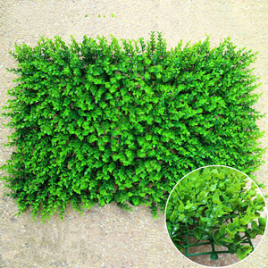 Wedding Home Party Decoration Green Faux Leaf Artificial Grass Carpet Artificial Grass <strong>Flower</strong> <strong>Wall</strong> <strong>Panel</strong> - Product Image 5