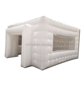 Di modo di <span class=keywords><strong>Tenda</strong></span> Gonfiabile Del Cubo con Chiaro Della Parete, Grande Bianco Cubo D'aria <span class=keywords><strong>Tenda</strong></span> con Finestra <span class=keywords><strong>Trasparente</strong></span> - Product Image 1