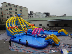 Todo tipo de juegos inflables, Parque fot niños n adultos, diversión tierra mobir Parque - Product Image 6