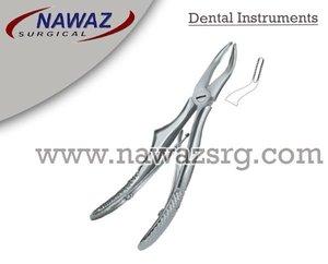 Forceps d'extraction dentaire manuels de qualité supérieure avec logo personnalisé, modèle Fig.51 S, en acier inoxydable, instruments chirurgicaux certifiés CE - Product Image 2