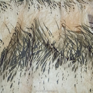 Bán Buôn 100% Tinh Khiết Lụa Vải Sarees Trong Voan Georgette Tinh Khiết Lụa Voan Chất Liệu - Product Image 5