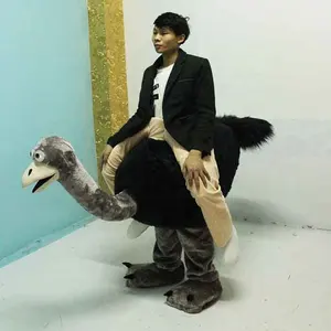 ride one ostrich mascot Carnival costume for sale