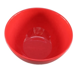 5.75" Solid Color Melamine <strong>Cereal</strong> <strong>Bowl</strong> Red <strong>Plastic</strong> Rice <strong>Bowl</strong> - Product Image 2