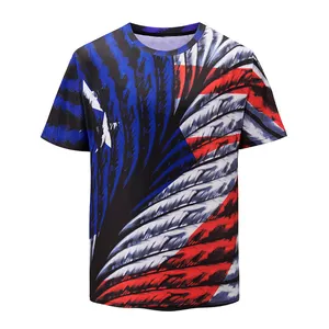 Giftin 100% Polyester Design Full All Over Print Laufsport T-Shirt Marathon Dry Fit T-Shirt Benutzer definierte Sublimation T-Shirt