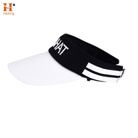 Proveedor de China en Alibaba, gorra de visera personalizada, visera corta bordada, visera deportiva personalizada promocional Vap
