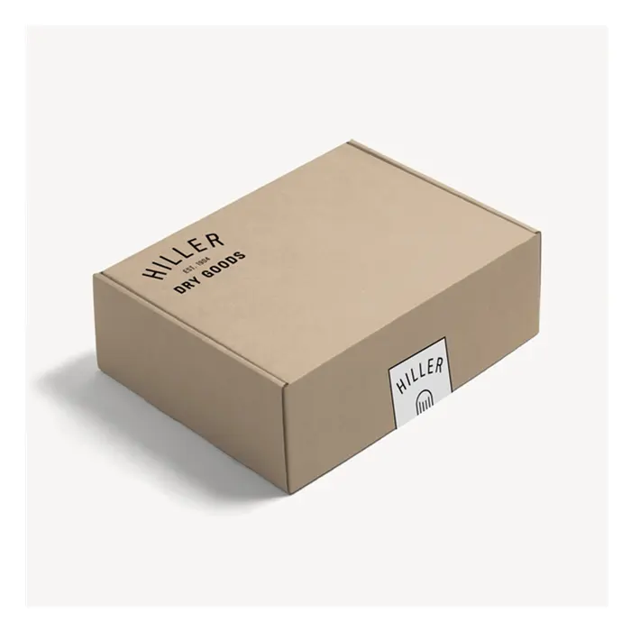 HOT Nuevo diseño personalizado gratuito Más barato Promoción de alta calidad Material de caja de embalaje de cartón reciclable