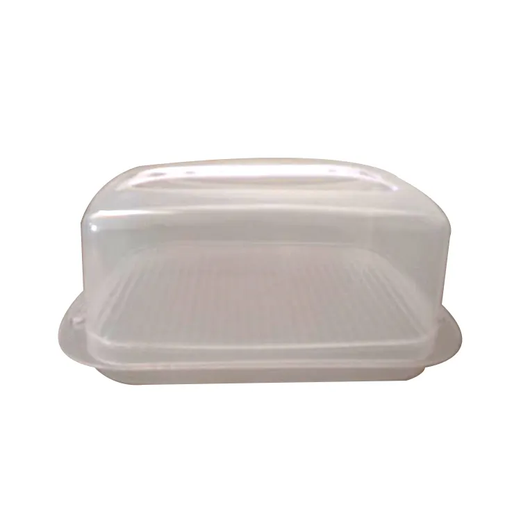 Экологичная ПП прозрачная Хлебница для торта прямоугольная коробка для торта