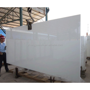 Zgstone ננו גבישים לבן טהור לוחות שיש מלאכותי אבן ננו אבן שיש מלאכותי לוחות זכוכית מגבש פנל לבן - Product Image 1
