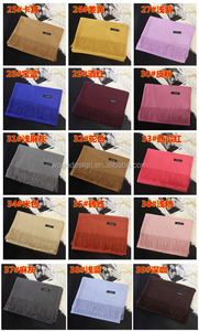 Wogedesign ผ้าคลุมไหล่ผ้าแคชเมียร์ให้ความรู้สึกหรูหราคลาสสิกสำหรับผู้หญิงผ้าพันคอผ้าพันคอผืนใหญ่ผ้าทอลายทแยงสำหรับฤดูหนาว - Product Image 5