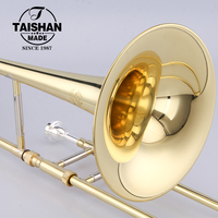 Taishan Brand High Quality Wholesale BB Key Brass Tenor Trombone Music Instrument for Performance