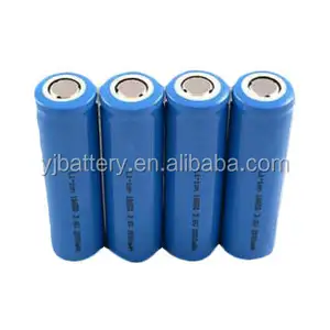 Cr1865 Baterai Lithium Yj18650, Alat Baterai Lithium Kapasitas Tinggi 3.7V 1500MAh dengan Sel Baterai Dapat Diisi Ulang untuk Lampu Led, GPS, Baterai