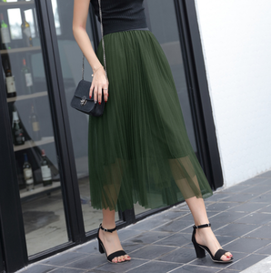 High Waisted Women's <strong>Maxi</strong> <strong>Skirts</strong> <strong>Tulle</strong> <strong>Skirts</strong> for Ladies,Korean Style Big Swing <strong>Maxi</strong> Summer <strong>Skirt</strong> - Product Image 4