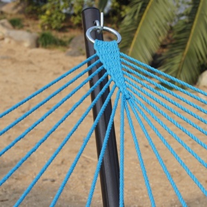 Võng Treo Đôi Bằng Cotton Chất Lượng Cao Võng Cắm Trại Di Động Võng Vườn Trong Nhà - Product Image 4