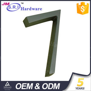 Placas de Número de Puerta de Hotel Modernas de Acero Inoxidable de Primera Calidad Resistentes al Agua en Venta - Product Image 5
