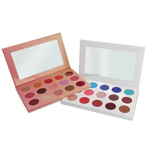 Modische kosmetik lidschatten machen ihre eigenen lidschatten-palette