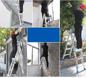 ปรับ<span class=keywords><strong>ราคา</strong></span>อลูมิเนียมอเนกประสงค์ Telescopic <span class=keywords><strong>บันได</strong></span> - Product Image 4