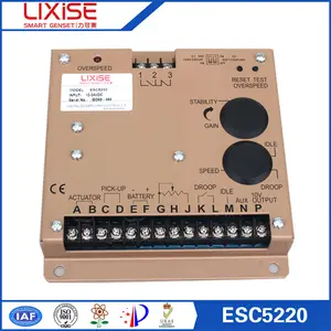 regulador electrónico para el módulo de control de velocidad de los generadores ESD5220