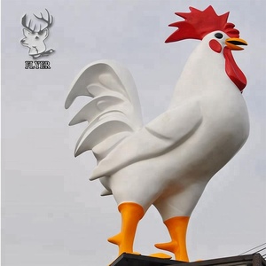 Estatua de Gallo Grande de Fibra de Vidrio para Exteriores <span class=keywords><strong>en</strong></span> Venta - Product Image 3