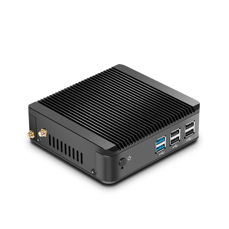 XCY Intel celeron 3965U Мини компьютер без вентилятора Поддержка видео 4k Windows10 мини настольный ПК