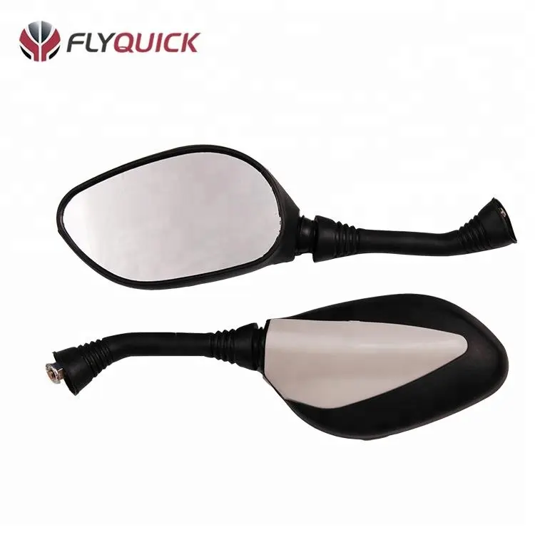 Высококачественные черные пластиковые боковые зеркала заднего вида FLYQUICK для мотоциклов KYMCO AGILITY 125