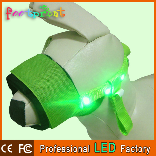 Высокое качество из светодиодов светящийся до регулируемая собак морда