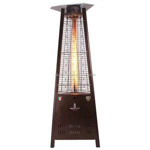 outdoor glass tube gas heater