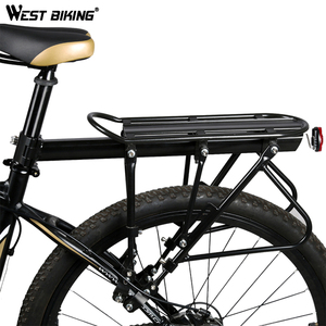 WEST BIKING <span class=keywords><strong>Porte</strong></span>-bagages arrière en acier à dégagement rapide pour <span class=keywords><strong>vélo</strong></span> avec <span class=keywords><strong>porte</strong></span>-bagages et réflecteurs réglables en aluminium pour siège arrière de <span class=keywords><strong>vélo</strong></span> - Product Image 3
