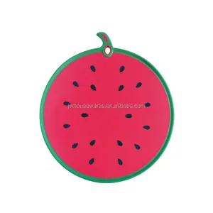 JOYWAVE New design fruit watermelon shaped plastic cutting board