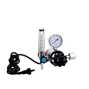 Asian type Industrial CO2 flowmeter CO2 regulator heater CO2 pressure regulator