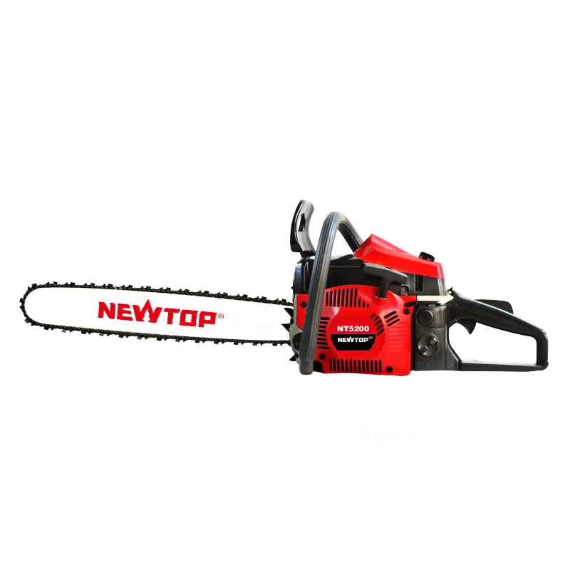 Newtop 2 stroke 5200 gasoline chain saw with easy starter