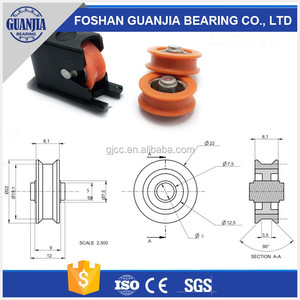 <span class=keywords><strong>V</strong></span>-<span class=keywords><strong>groove</strong></span>-направляющие гусеничные ролики, ящики, скользящие ролики для шкафа, ролики для балкона - Product Image 6