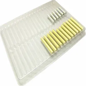 Large White Rectangular Plastic Tray by Thermoforming Cylindrical Cavity Clear Plastic Trays